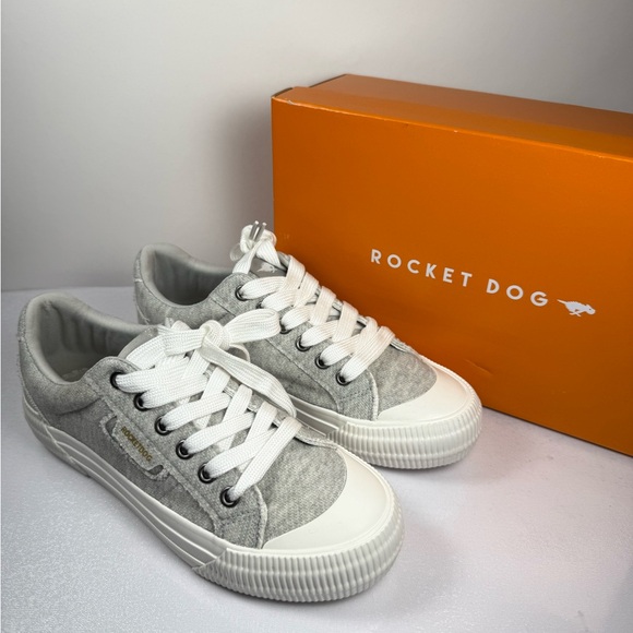 NIB Rocket Dog Women’s Cheery Grey Comfy Sneaker Size 6.5M - Picture 2 of 11
